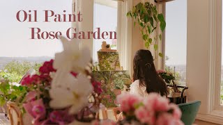 #04 Paint Rose Garden | Visit Botanical Garden | Make Watercolor Bookmark | Dreamy Art Vlog