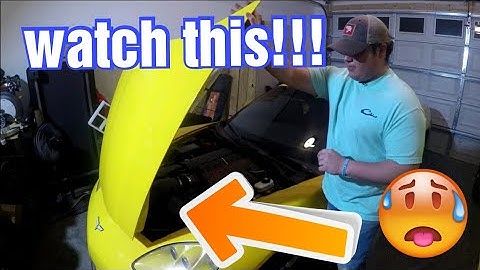 Replacing Hood Struts On A C6 Corvette [TAKES SECONDS]