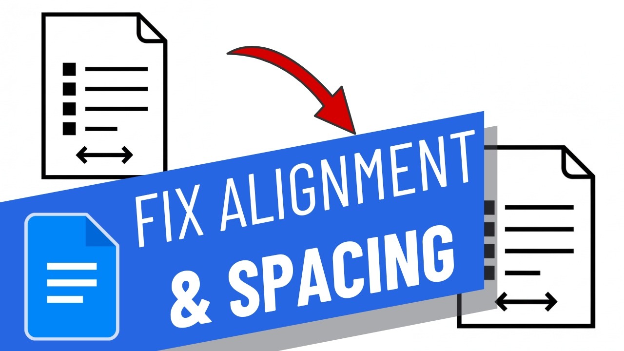 Fixing Gitchy Alignment or Spacing Issues in Google Docs - YouTube