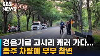 경운기 타고 고사리 캐러 가다…음주 차량에 부부 참변 / SBS