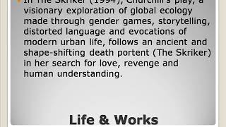 Caryl Churchill Life & Works