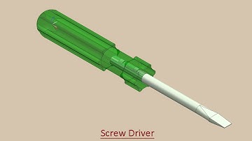 Screw Driver (Video Tutorial) Siemens NX