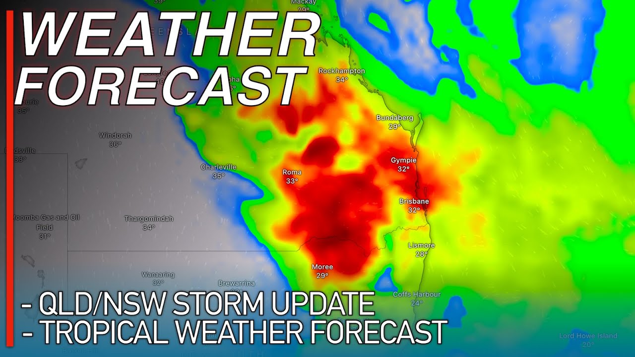 Dangerous Thunderstorms Lash Queensland and New South Wales Overnight ...