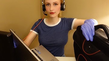 ASMR | IT Consultant Roleplay - Office Computer Repair💻‎🔧(Latex Gloves, Soft Spoken, Keyboard)