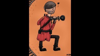 TF2 - The Soldier (Speedpaint)