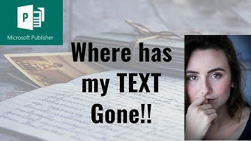 Stop text overflow in Microsoft Publisher!