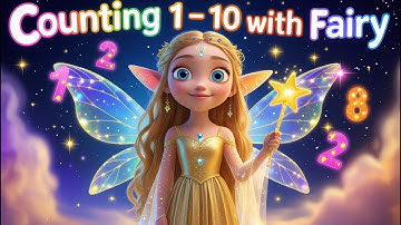 Counting 1–10 with Magical Fairy ✨ | Kids Numbers Song | Learn to Count for Kids