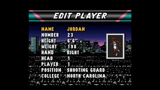 NBA Live 96 Michael Jordan Secret Character Magic Johnson Larry Bird Secret Too Super Nintendo SNES