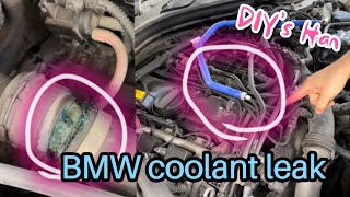 BMW B48 engine coolant leak problem by two reason!!! G30 G20 F30 F40 F22 F56