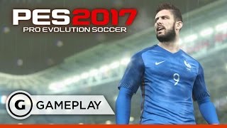 11 Minutes of Pro Evolution Soccer 2017 - Arsenal FC vs Man Blue Gameplay screenshot 2