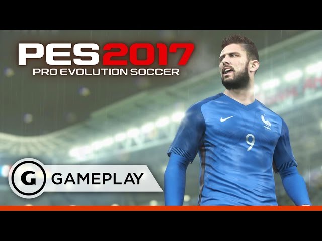 11 Minutes of PES 2017 Gameplay Barcelona vs. Arsenal - Gamescom