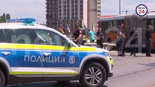 Ужас На Цариградско Автобусът Отказа Спирачки, Се Заби В Мантинелата И Блокира Изхода От София