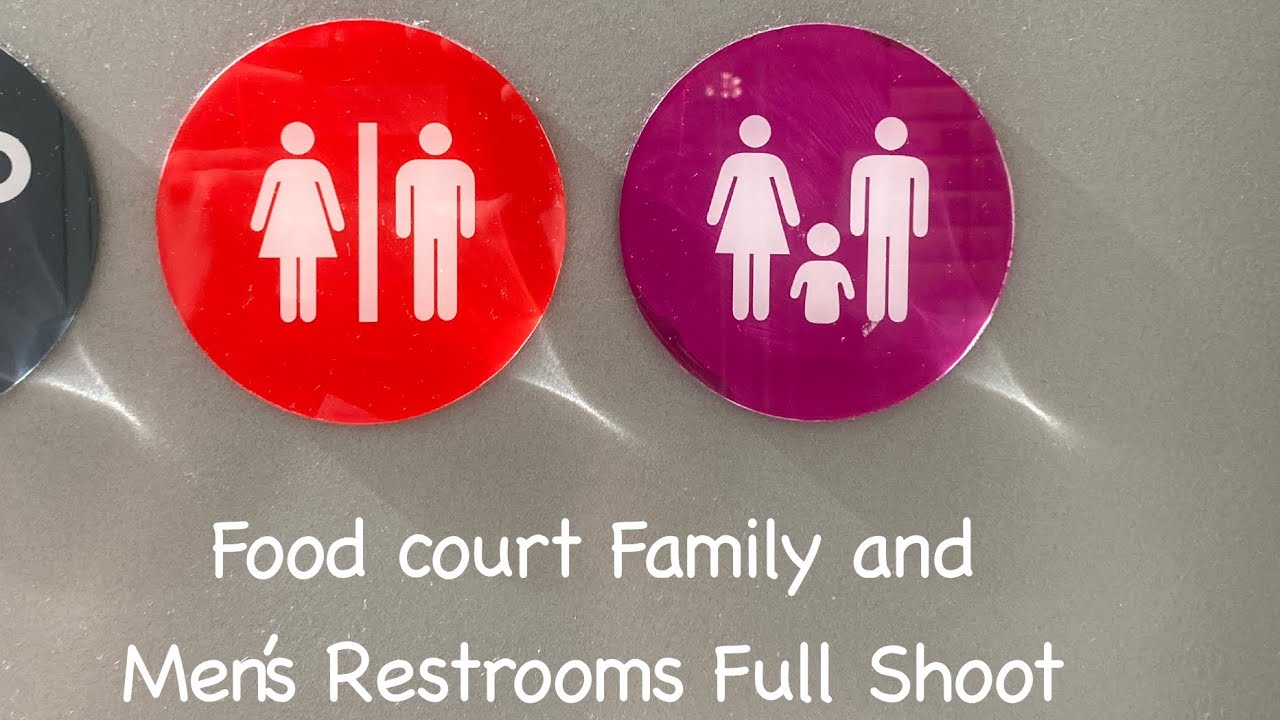Westfield Galleria Food Court Men’s and Family Lounge Restrooms Full Shoot!