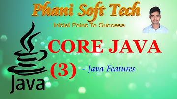 Core Java Tutorial Session 3 - Phani Soft Tech