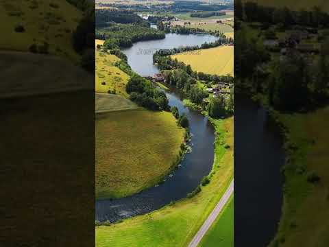 Ostergotland Sweden River #sweden #travel #tourism