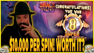 ROSHTEIN, SUPER RARE BONUS ON DRAC´S STACKS! AND MAX BET! PROFITABLE?