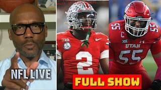 FULL NFL LIVE | Louis Riddick breaks NFL Draft: Caleb Downs to Giants, OL Spencer Fano to Ravens