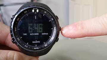 Suunto Core: Changing the Time and Date