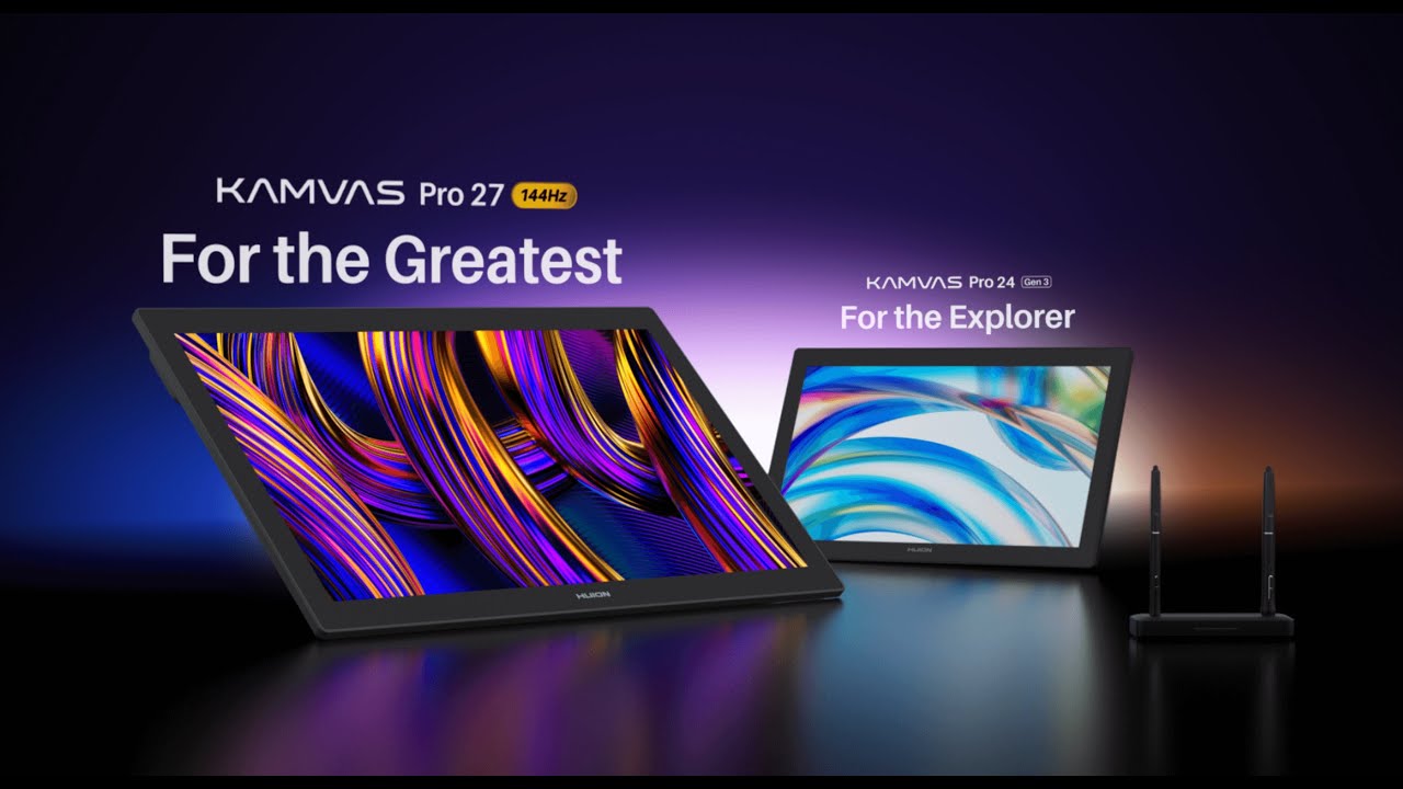 Huion Kamvas Pro 27 144Hz Professional Drawing Monitor for Artists