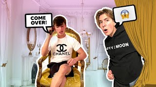 Sneaking into the Richest Kid in America's mansion 🕵️🔎for 24 hours best reaction