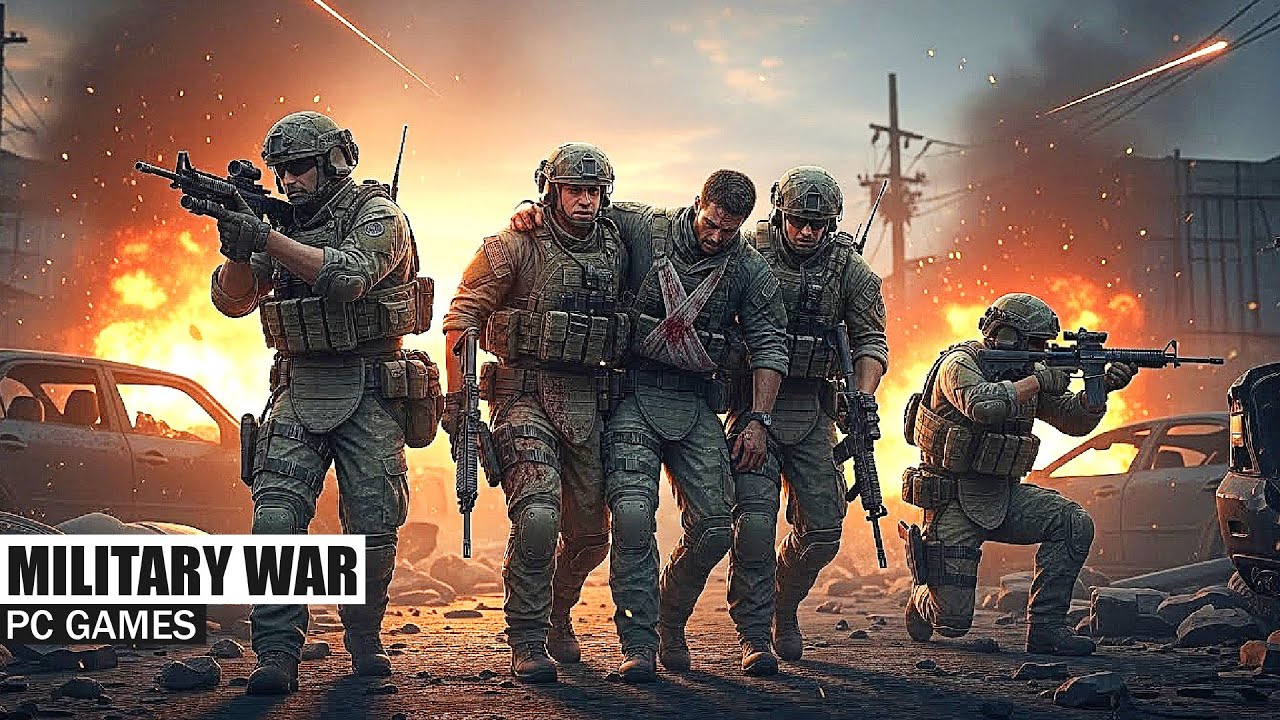 TOP 30 BEST MILITARY WAR GAMES FOR PC 2026 || low/mid/high spec pc ...