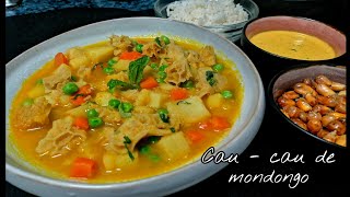 CAU CAU DE MONDONGO - RECETA PERUANA , CACERO Y FACIL DE COCINAR