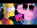 Bebe George vs Bart Simpson - BATALLA DE RAP ANIMADA