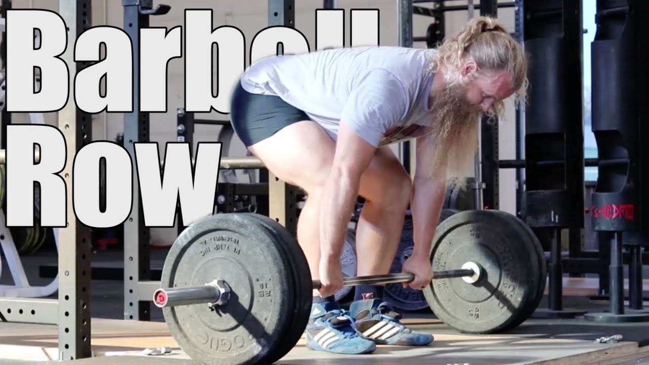 bent over barbell row