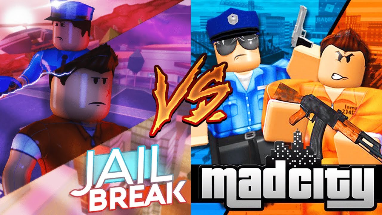 Jailbreak Vs Mad City Roblox Youtube
