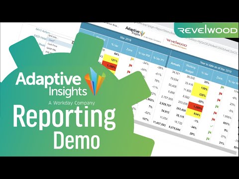 Reporting in Adaptive Insights | Adaptive Insights Demo by Revelwood