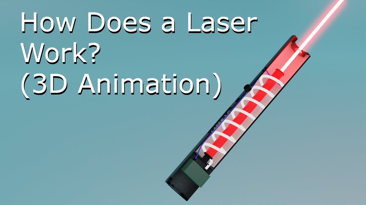 How Does A Laser Work 3D Animation 
