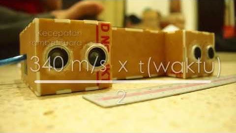 Sensor Transducer - sensor jarak menjadi sensor kecepatan