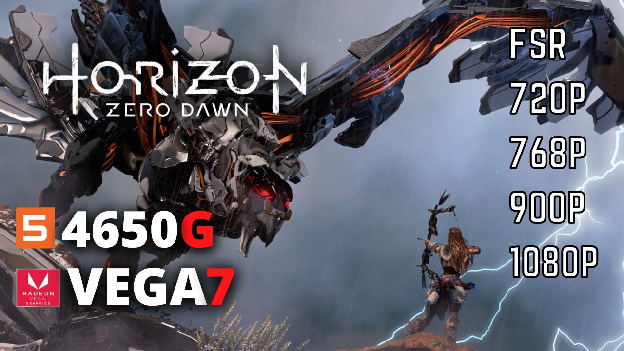 HORIZON ZERO DAWN / RYZEN 5 5600G / VEGA 7 GRAPHICS / TESTING IN 1080P LOW  ! 