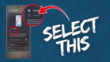 COMBINE Notification & Quick Settings Panels on Samsung Galaxy Phone