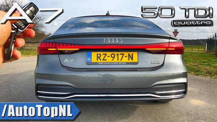 2019 AUDI A7 SPORTBACK 50 TDI Review POV Test Drive on AUTOBAHN & ROAD by AutoTopNL