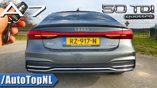 2019 AUDI A7 SPORTBACK 50 TDI Review POV Test Drive on AUTOBAHN & ROAD by AutoTopNL