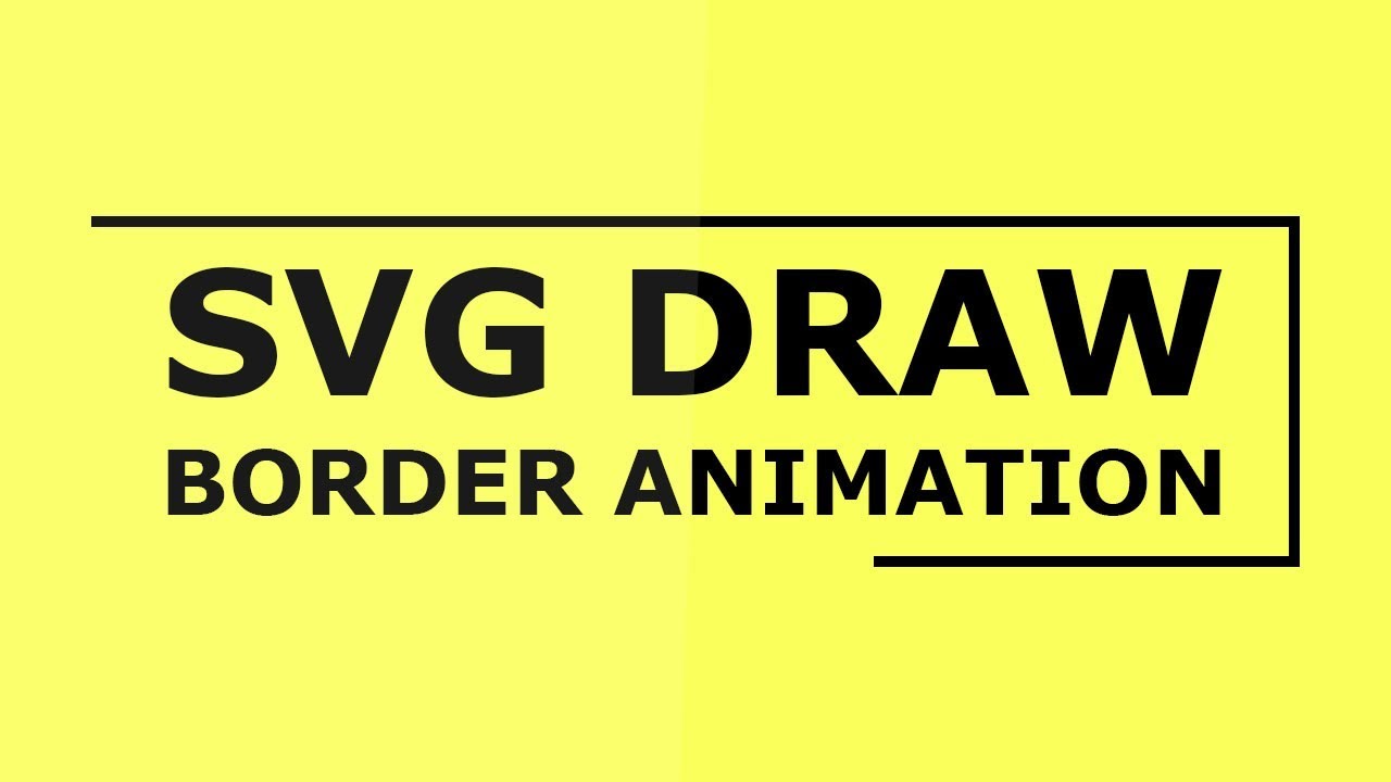 Download SVG Draw Border Animation | Html CSS - YouTube