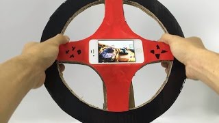 How to Make a Gaming Steering Wheel for Any Smartphone or Tablet |DIY