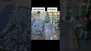 Glass USA vs RUSSIA #shorts