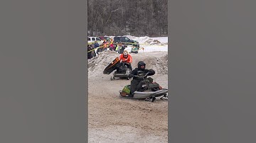 Snowmobile Racing Clip  - Hastings SnoMos 2023