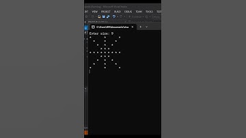 C++ : Printing Pattern (Asterisk) #shorts #youtubeshorts