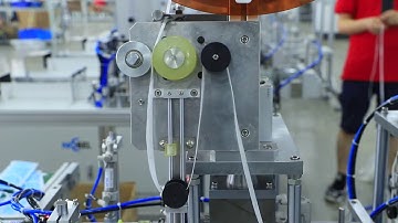 NBL 4800N internal earloop type automatic 1+1 mask machine video