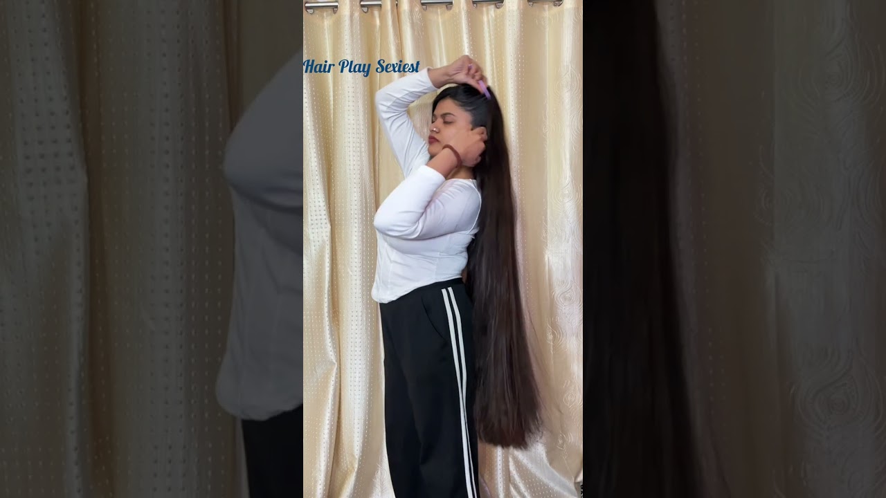 Real Life Rapunzel: Extreme Hair Play Session.     "Life is short, but my hair is long.