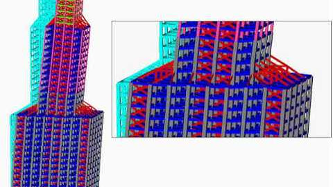 5. Push over analysis of a 37-storey tower (NBCFB elements)