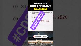 CDS Maths PYQ | UPSC Important Questions for CDS 2026 #cds2026 #tranding #feedshorts #cdsmath