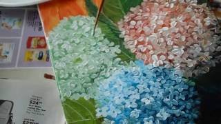 how to watercolor paint hydrangeas 1
