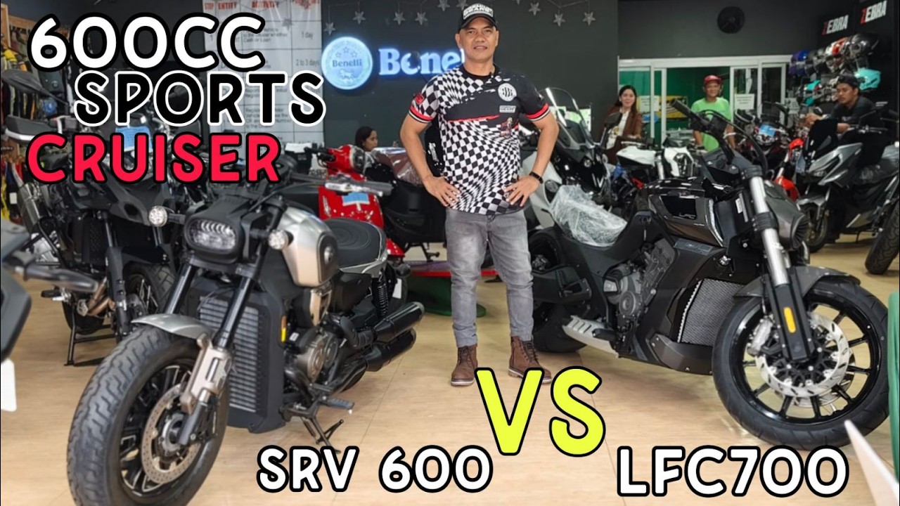 600cc Motorcycle Cruiser Type in Philippines Best Model 2025  LFC 700  Pro VS QJ MOTORS SRV 600