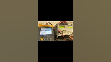 Oscilloscope Calibration 0.9 kV #fluke #calibration #tech #shorts #youtubeshorts #fyp #technology