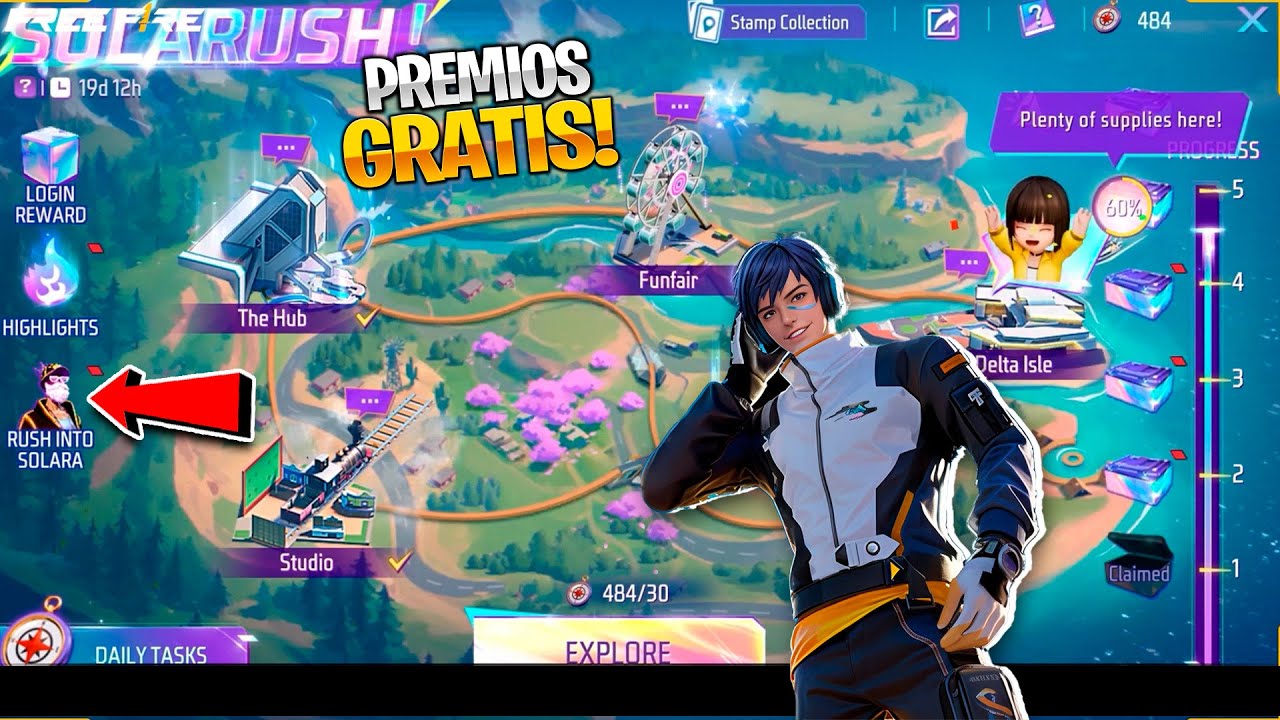 🌟RAPIDO INTERFAZ SOLARUSH! PREMIOS GRATIS ACTUALIZACION OB49