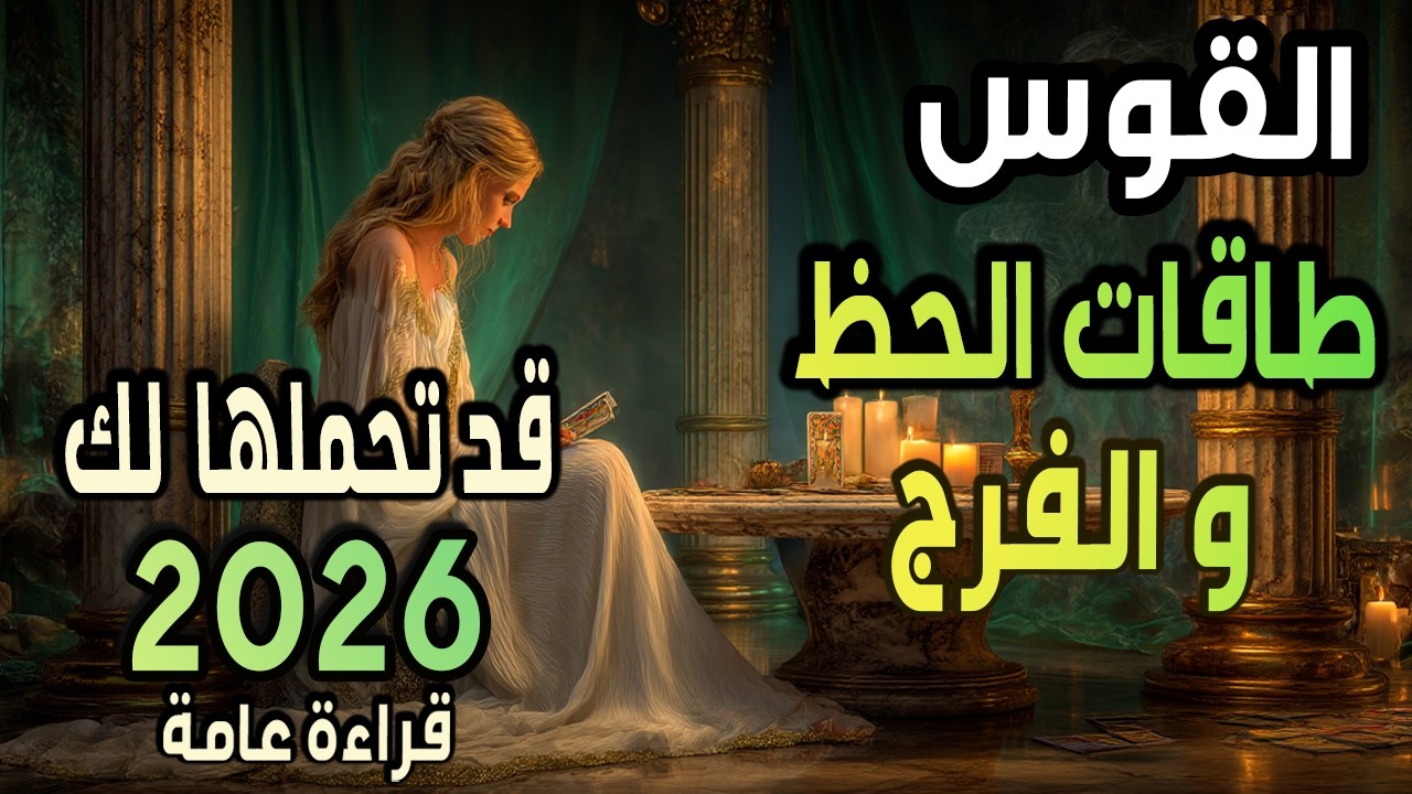 القوس🟨🪬(طاقات الحظ🔑🧿 والفرج)🪬🟨قد تحملها لك 2️⃣0️⃣2️⃣6️⃣ قراءة عامة